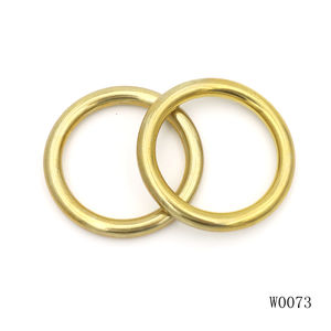 Anneaux en <span class=keywords><strong>O</strong></span> en laiton massif de 40 mm, anneaux circulaires en cuivre robustes et solides - Product Image 2