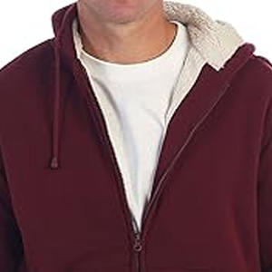 เสื้อมีฮู้ดของผู้ชายผ้าฝ้ายแบบสวมหัว, เสื้อมีฮู้ดระบายอากาศได้ดีโอเวอร์ไซส์ใส่เล่นกีฬา - Product Image 2