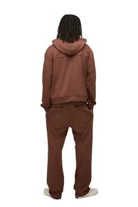 Ensemble de survêtement en molleton pour homme, respirant, lourd, uni, streetwear, 2 pièces, sweat à capuche zippé, 100% coton, vintage - Product Image 3