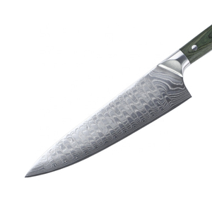 Cuchillo de Chef de acero de Damasco forjado hecho a mano, exportador Premium Pakistán, cocina de alta calidad, diseño personalizado, mango de madera - Product Image 2