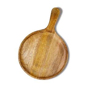 ถาดไม้ใส่พิซซ่าพร้อมที่จับดีไซน์ใหม่ล่าสุดถาดไม้สำหรับเสิร์ฟพิซซ่า - Product Image 3