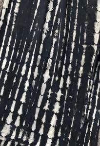 2022 venta al por mayor Tie Dye negro Floral hasta el suelo caftán lavable mujeres 100% rayón de talla grande ecológico Natural verano playa - Product Image 6