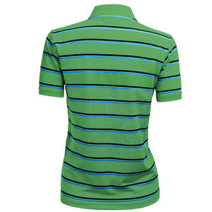 Nueva llegada de color verde Polos para mujer Personalizar su propio diseño Polos para mujer para adultos - Product Image 2