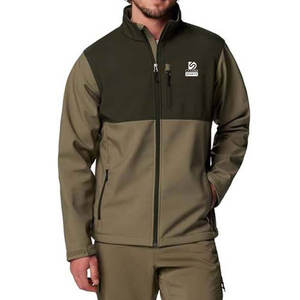 Chaqueta de lona elegante para hombre de alta calidad con cuello alto y logotipo frontal, diseño único, chaqueta de invierno a precio económico. - Product Image 1