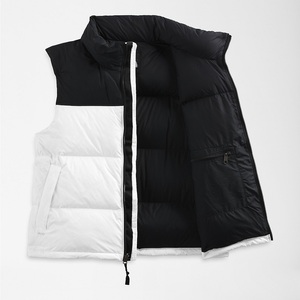 Veste matelassée rembourrée coupe-vent à manches courtes en coton de haute qualité pour homme, vente en gros - Product Image 6