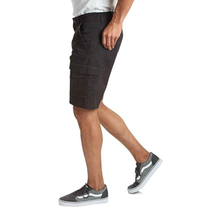 กางเกงขาสั้นผ้าคอตตอนสไตล์สตรีทแวร์สำหรับผู้ชายสีดำดีไซน์โลโก้ออกแบบได้ตามต้องการใส่สบายในฤดูร้อน - Product Image 3