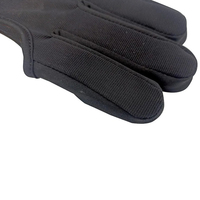 Gants de tir à l'arc pour adultes, demi-doigts, en cuir, antidérapants, légers, respirants, coupe-vent, avec fermeture auto-agrippante
