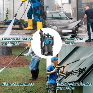 Idropulitrice Elettrica 2500psi Max 9 Lpm con Ugelli Intercambiabili e Filtro per Pulizia ad Alta Pressione con Acqua Fredda - Product Image 5