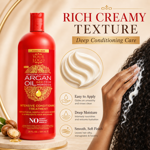 Masque capillaire revitalisant en gros à l'huile d'argan – Traitement intensif hydratant et équilibrant pour cheveux - Product Image 2