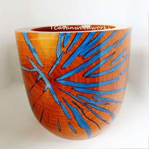 Comprar Tazón de resina en línea en la India Tazón de madera y resina en línea al mejor precio Tamaño de producto personalizado Hecho EN LA India - Product Image 6