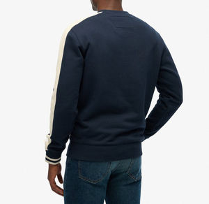 Wholesale Crew <b>Neck</b> Custom Logo 63%Cotton 37%polyester 330gsm Blank Fleece Pullover Men's Sweatshirt - Product Image 5