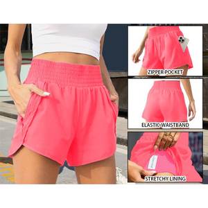 Pantalones cortos de verano para mujer, pantalones informales de cintura alta para adolescentes, pantalones de chándal transpirables que combinan con todo, pantalones cortos de playa para correr, ropa - Product Image 4