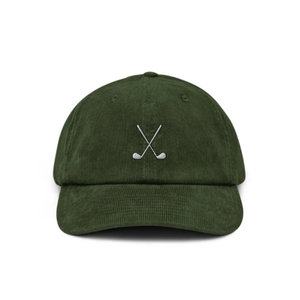 Casquette de baseball sportive en toile de velours côtelé non structurée 6 panneaux à bord semi-incurvé Logo de broderie 2D personnalisé quantité minimale de commande bas extérieur fabriqué au Vietnam - Product Image 4