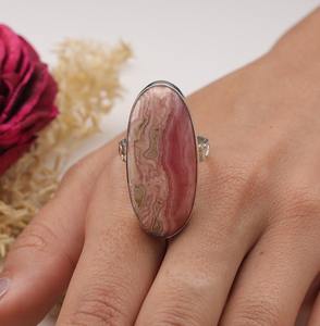925 Sterling Silver Handmade Gemstone Jewelry 925 Stamped Rhodo Chrosite <b>Spinner</b> <b>Ring</b> Best Quality Natural Designer Jewelry <b>Ring</b> - Product Image 3