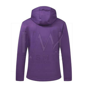 <b>Women's</b> Customizable Zip-Up 100% Polyester <b>Windbreaker</b> <b>Jacket</b> Latest Design Breathable Waterproof with Knitted Weaving Method - Product Image 2