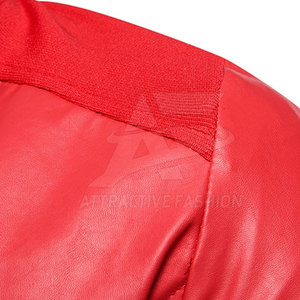 Luxury <b>Men</b> <b>Leather</b> <b>Jacket</b> With Smooth Front Finish For Warm Winter <b>Jacket</b> Outdoor Fashion - Product Image 5