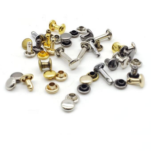 Rivets à double tête 3mm 4mm 5mm 6mm 7mm 8mm 9mm 10mm 12mm 14mm 15mm en acier inoxydable pour sacs, chaussures, chapeaux - Product Image 1