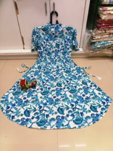 ชุดเดรสพิมพ์ลายแขนสั้นสำหรับผู้หญิงชุดเดรสไปโบสถ์ทางการชุดเดรสบานออกเองสำหรับใส่ทำงาน - Product Image 2