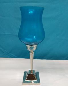 Soporte de pilar de vela hecho a mano, soporte de huracanes de vidrio transparente para decoración de iluminación de mesa de Navidad y boda - Product Image 5