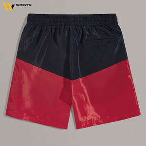 Vente en gros bermuda personnalisé à séchage rapide pour garçon, maillot tricoté respirant de grande taille avec logo brodé, approvisionnement OEM - Product Image 4