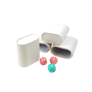 Juego de dados de cuero de suministro de fábrica, logotipo personalizado, juego de mesa de backgammon profesional de colores, juego de dados - Product Image 3