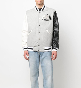 เสื้อแจ็คเก็ตเบสบอลแบบมีฮู้ดสำหรับผู้ชายไซส์ใหญ่ ขายส่ง กันน้ำ กันลม ระบายอากาศได้ดี ผ้าแคนวาส สกรีนโลโก้ได้ ใส่ได้ในฤดูหนาว สไตล์ลำลอง - Product Image 2