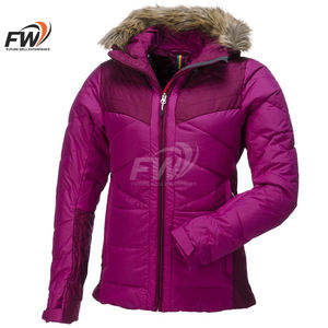 Chaqueta Larga Acolchada para Mujer, Cómoda y 100% Transpirable, Servicio OEM para Otoño e Invierno - Product Image 3