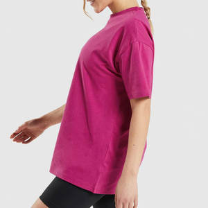 Camisetas extragrandes para mujer Sudaderas extragrandes informales con logotipo personalizado para mujer - Product Image 3