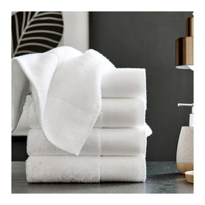 Indian Factory Made Design 100% Cotton <b>Bath</b> <b>Towel</b> Hotel Plain Design with logo Wholesale <b>White</b> Hotel <b>Towel</b> - Product Image 3