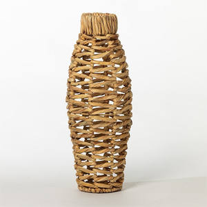 แจกันผักตบชวาเป็นมิตรกับสิ่งแวดล้อมสำหรับดอกไม้สำหรับตกแต่งบ้านดีไซน์ผลิตตามสั่งผลิตในเวียดนาม - Product Image 4