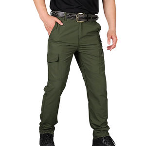 Pantalones Cargo Casuales de Lona para Hombre, Modelo SWAT 2026, Elásticos, con Múltiples Bolsillos, Ecológicos, Transpirables y Ligeros para Actividades al Aire Libre - Product Image 3