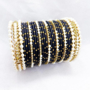 2025 nouveauté mariage indien mariée Chudiya ensembles professionnel fabriqué à la main fête de mariage et vêtements décontractés bracelets ensembles à vendre - Product Image 3