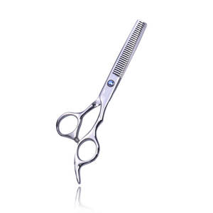 Ciseaux à effiler doubles en acier inoxydable, outil de coiffeur pour un coiffage lisse, ciseaux à effiler doubles de haute précision - Product Image 1