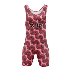 Justaucorps de lutte personnalisé pour hommes, équipe américaine, 4 jeux avec sangle réglable et fermeture à velcro - Product Image 1