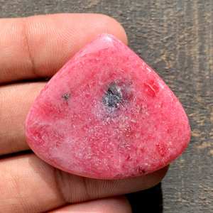 Cabochon de rhodonite rose naturel exclusif de qualité supérieure, pierre précieuse coupée en poire en vrac de meilleure qualité pour la fabrication de bijoux et de cadeaux - Product Image 4