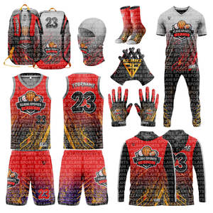 EQUIPO WEAR POLIÉSTER ROPA DEPORTIVA BALONCESTO KITS DE PAQUETE MÁS VENDIDOS PALOS ESTAMPADOS 2025 Transpirable Tallas grandes - Product Image 1