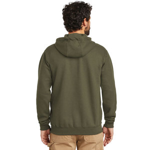 100% coton personnalisé Zipup bouffée impression 3D mousse polaire vierge hommes sweats à capuche fermeture éclair complète surdimensionné sweat à capuche zippé - Product Image 5