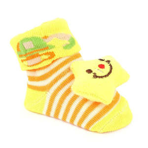 Newborn <b>Booties</b> - Yellow - Product Image 1
