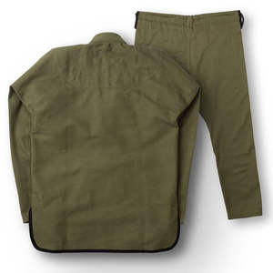 Conjunto de Uniforme de Entrenamiento de Jiu Jitsu BJJ Unisex, 100% Algodón, Transpirable, Ligero, de Secado Rápido, Duradero, Cómodo, Ajuste Frontal - Product Image 2