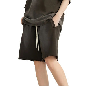 Short personnalisé 100% coton délavé à l'acide pour hommes séchage rapide été Hip Hop Streetwear Vintage soleil délavé hommes court fabriqué par MOVATETILES - Product Image 5