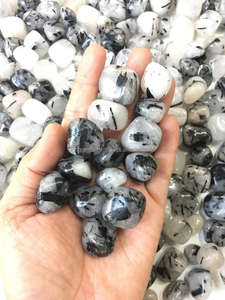 Vente en gros de pierres roulées en vrac Tourmaline Quartz pour Reiki Guérison Méditation Décor Pierre semi-précieuse Artisanat Feng Shui - Product Image 4