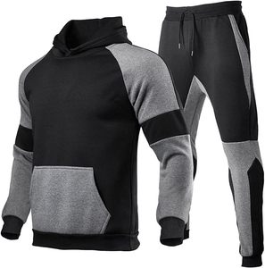 Survêtement confortable, léger et décontracté pour hommes, 100% coton, grande taille, pour la course d'hiver - Product Image 1
