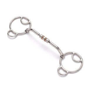 Customizable Veterinary Combination Hackamore Bit Snaffle Mouth Shanks Horse Bit Equestrian Customized Brand <b>Name</b> High Quality - Product Image 5