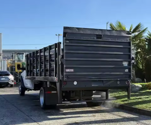 Camión de plataforma plana RAM 4500 usado de 2015, listo para trabajar, con plataforma elevadora Waltcoo y plataforma de 16 pies, LHD/RHD, envío a todo el mundo - Product Image 3