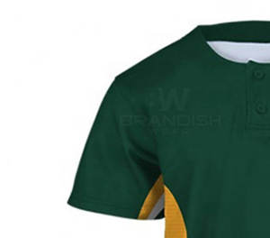 Maillot de baseball à deux boutons de qualité supérieure, best-seller, prix de gros, nom d'équipe personnalisé, maillot de baseball à deux boutons - Product Image 4