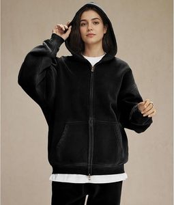 Trendy Acid Wash Zipper Hoodies <b>Men</b> Oversized Custom Design Streetwear Gym Casual <b>Zip</b> <b>Up</b> Hooded Jackets Bulk Order - Product Image 3