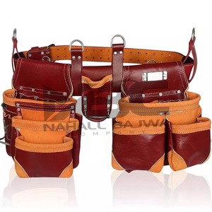 Sac à outils de charpentier personnalisé, ceinture à outils de charpentier en PU de qualité supérieure, support de ceinture, organisateur de travail, ceinture à outils en cuir, style 2023. - Product Image 1