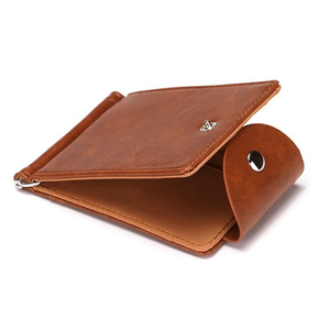 Fashionable Men's Genuine Leather Wallet <b>with</b> <b>Zip</b> Coin Pocket Custom Logo <b>Purses</b> - Product Image 6