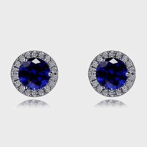 Boho Style Classical <b>Earrings</b> Jewelry for Women Silver Jewelry 925 Sterling Silver Blue Quartz Gemstone <b>Handmade</b> <b>Earrings</b> - Product Image 1