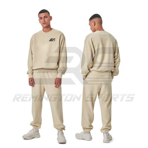 Plus Size Custom Pullover High Quality Blank Sweat <b>Suits</b> Men Sweat With Pocket Tracksuits Set Blank <b>Jogging</b> <b>Suits</b> Men Sweat <b>Suit</b> - Product Image 4